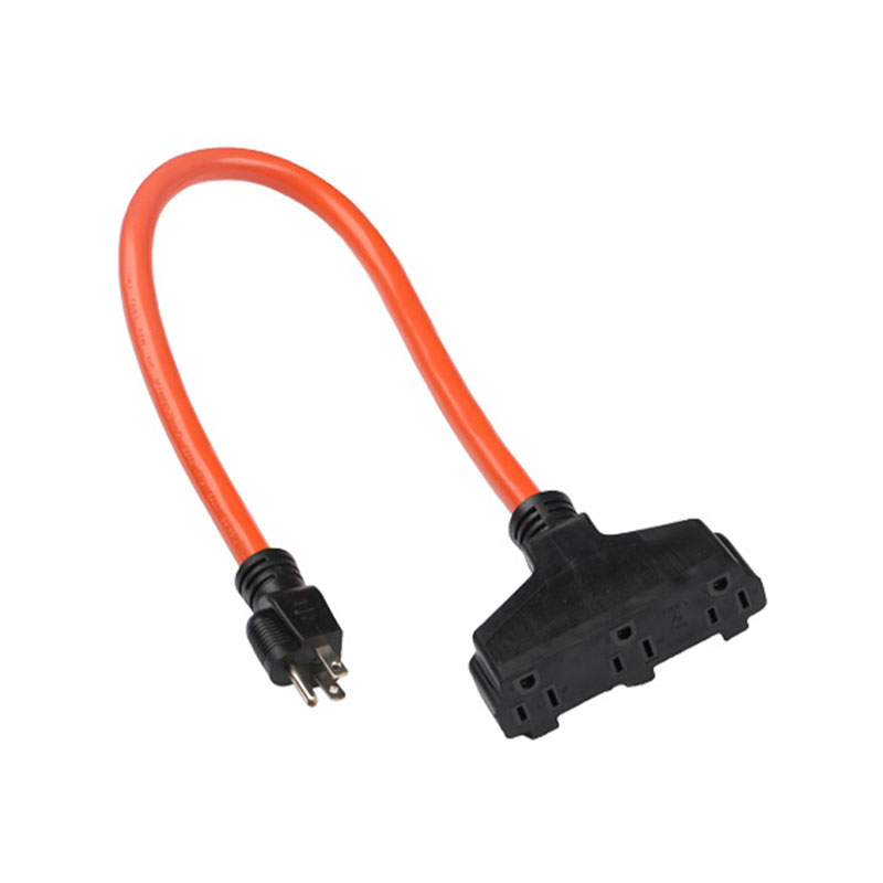 สายไฟต่อปลั๊ก US สำหรับงานหนักพร้อม 3 ช่อง FP-674, FP-678
