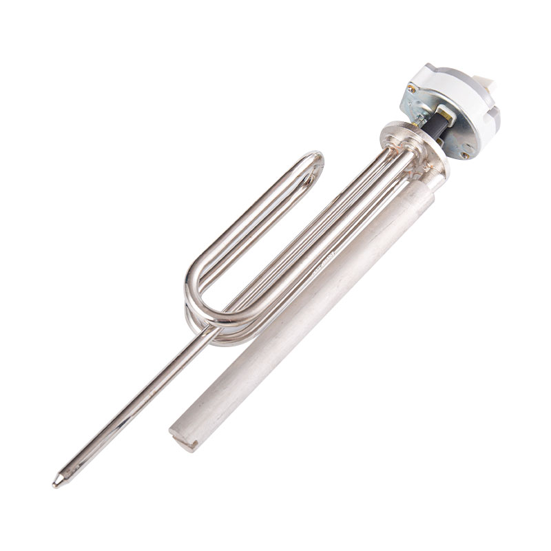 FP-559 องค์ประกอบความร้อนน้ำท่อทองแดงชุบนิกเกิลพร้อมเทอร์โมสตัทแบบปรับได้